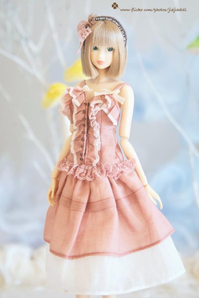 Photo4: pink lace bowknot head band (4)