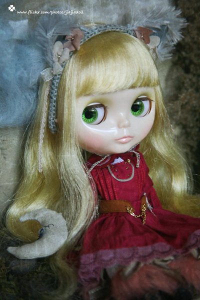 Photo10: grey kitty ears flower head band（Andy's little red dress dream） (10)