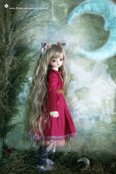 Photo20: grey kitty ears flower head band（Andy's little red dress dream） (20)