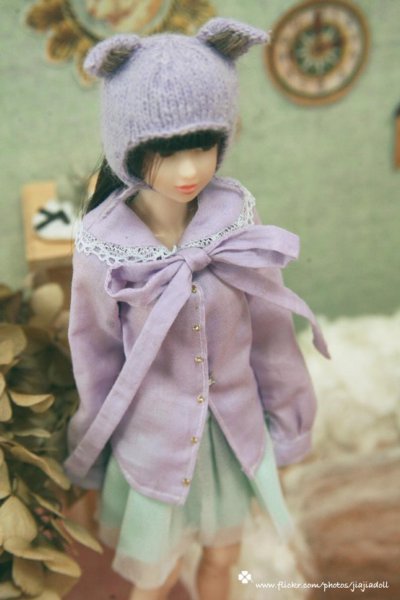 Photo4: violet cat helmet hat (4)