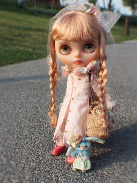 Photo8: peach pink leather hand embroider flower shoes. (8)