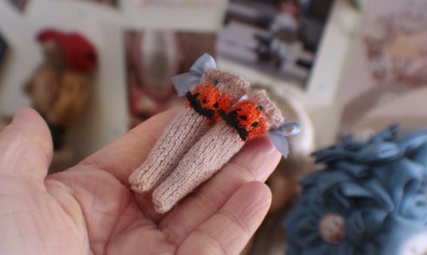 Photo2: Mr.pumpkin socks halloween (2)