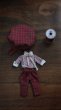 Photo2: red checked pants (Poetic Opern set in red boy style) (2)