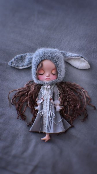 Photo4: bunny hat in pink (4)