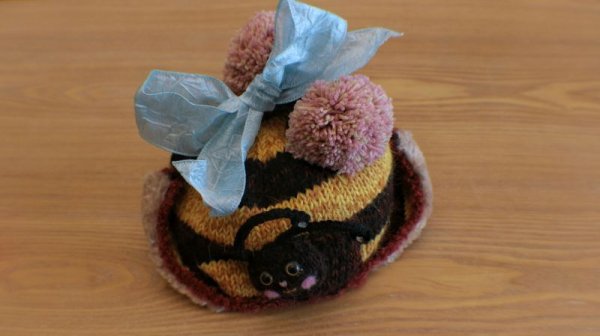 Photo12: happy bee hat (many ways to wear) (12)
