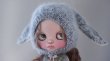Photo5: bunny hat in mixed grey (5)