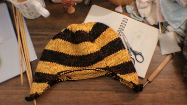 Photo17: happy bee hat (many ways to wear) (17)