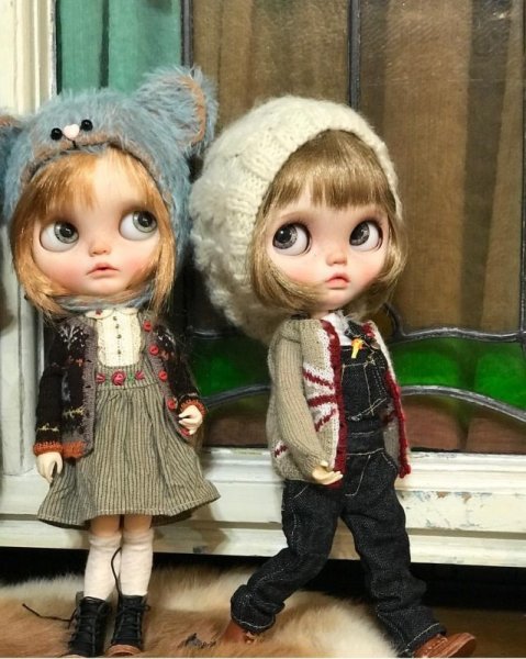 Photo4: Union Jack cardigan in camel (4)