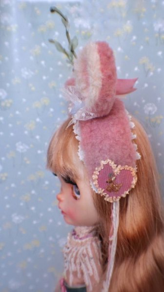 Photo8: many ways to use little pink deer headband (Pure & Peace Blessing to you) (8)
