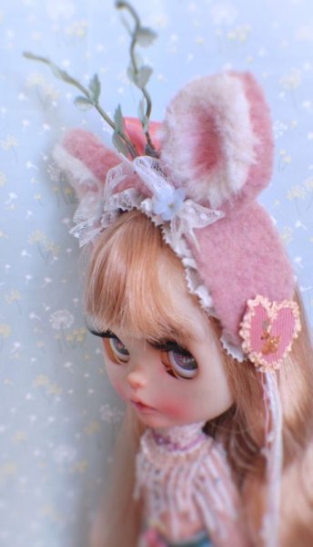Photo9: many ways to use little pink deer headband (Pure & Peace Blessing to you) (9)