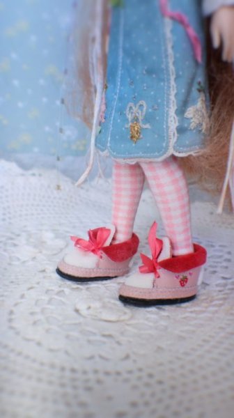 Photo6: strawberry boots as sweet as lovers (Pure & Peace Blessing to you) (6)