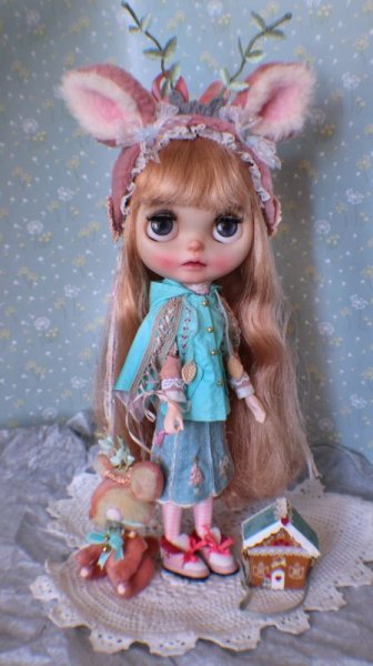 Photo17: many ways to use little pink deer headband (Pure & Peace Blessing to you) (17)