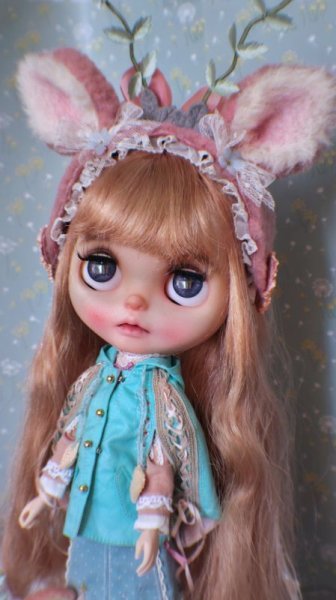 Photo18: many ways to use little pink deer headband (Pure & Peace Blessing to you) (18)