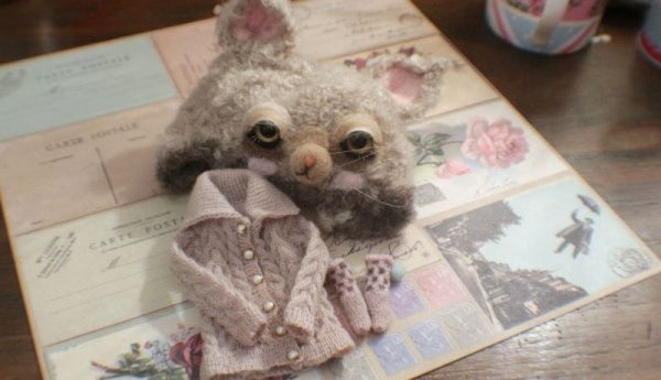 Photo7: cream classical twist sweater (7)