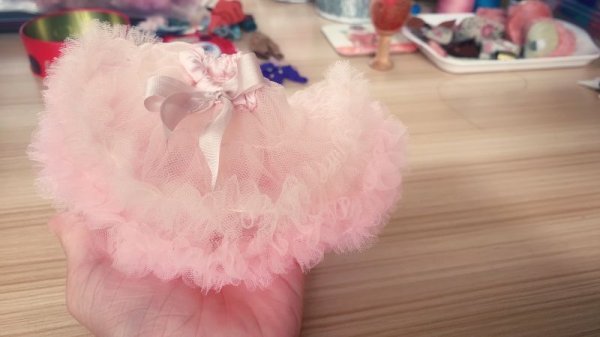 Photo1: Fluffy skirt (1)