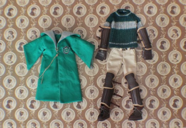 Photo10: Harry Potter Hogwarts School - Slytherin Quidditch boots (10)