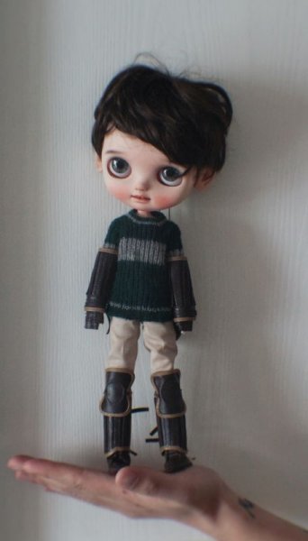 Photo3: Harry Potter Hogwarts School - Slytherin Quidditch sweater (3)