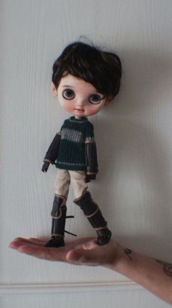 Photo2: Harry Potter Hogwarts School - Slytherin Quidditch sweater (2)