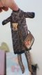 Photo3: coffee Fendi long cardigan dress  (3)
