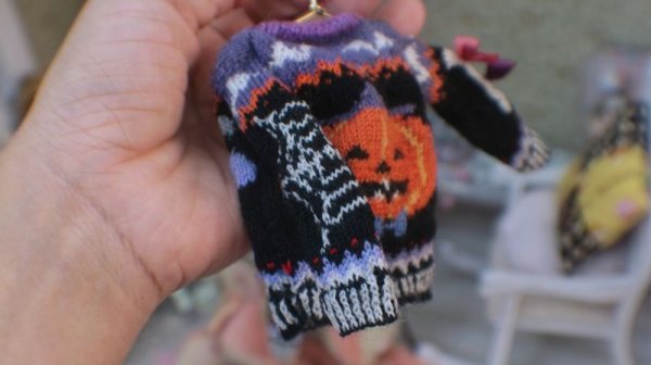 Photo4: pumpkin halloween sweater  (4)