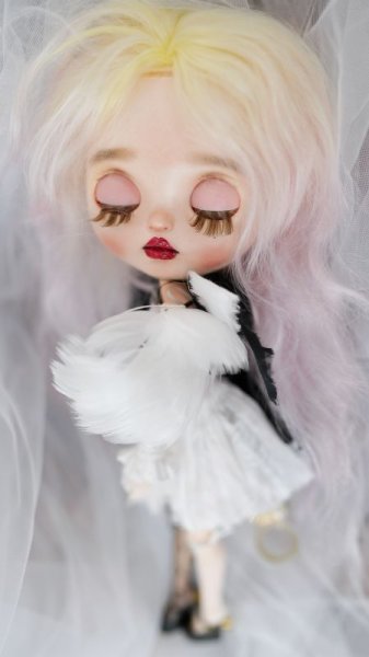 Photo18: Black and white Perfect Angel wings (2 ways to use) (18)