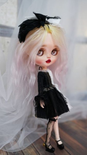 Photo11: Black and white Perfect Angel wings (2 ways to use) (11)