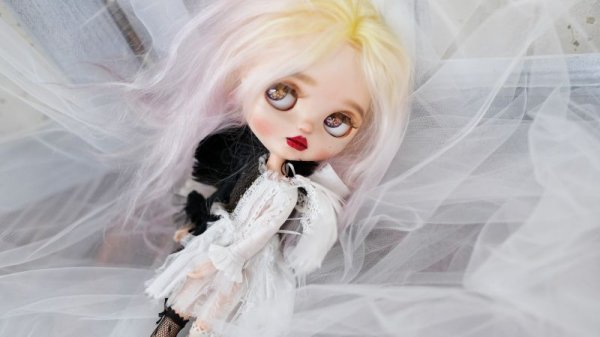 Photo19: Black and white Perfect Angel wings (2 ways to use) (19)