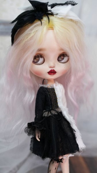 Photo12: Black and white Perfect Angel wings (2 ways to use) (12)