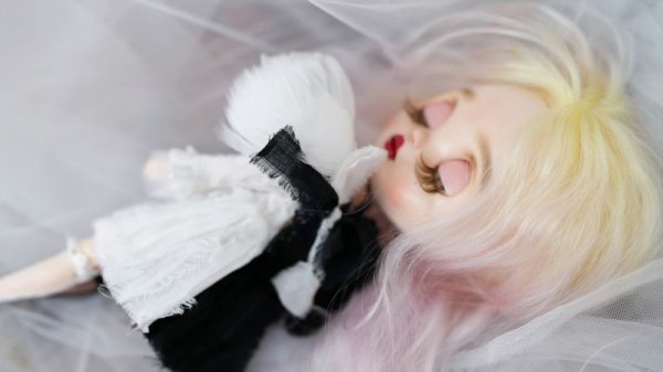 Photo15: Black and white Perfect Angel wings (2 ways to use) (15)