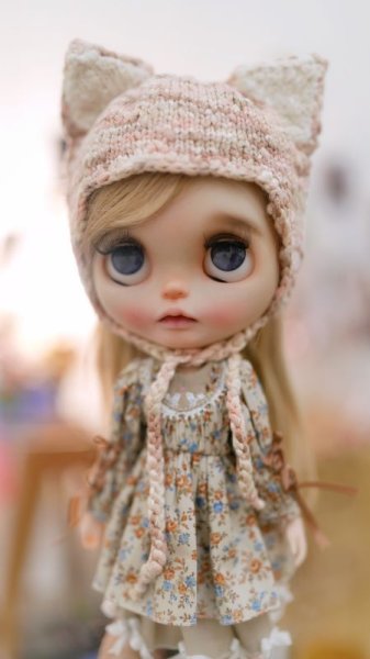 Photo5: cream pink kitty hat (5)