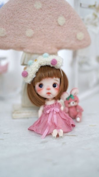 Photo8: ice cream pompom headband (8)