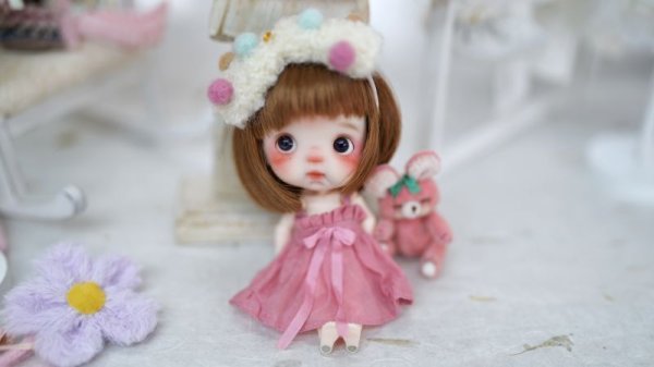 Photo9: ice cream pompom headband (9)