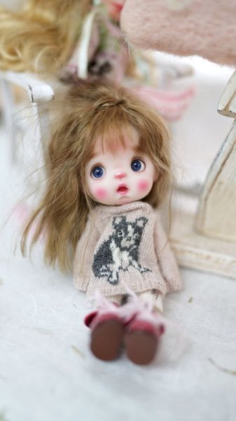 Photo7: cream bulldog sweater (7)