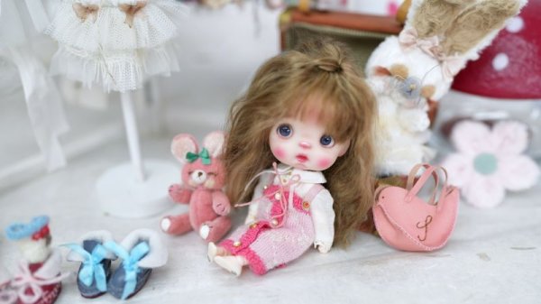 Photo7: pink girly Gucci hand knit dress 2 way (7)