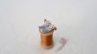 Photo2: 1:12 miniature art works Hand Knit tiny pompom socks cream (2)