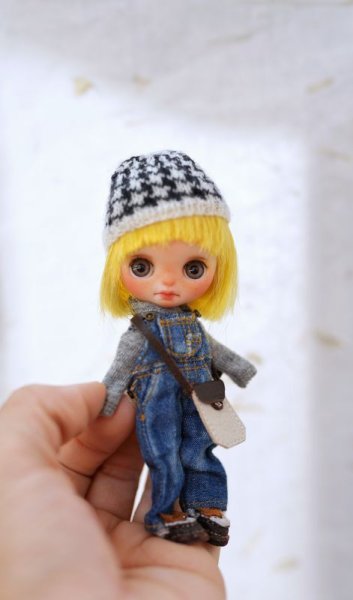 Photo8: black and white houndstooth hat (8)