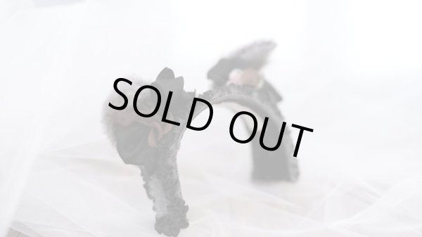 Photo2: Limited works night elf kitty flower bowknot headband (2)