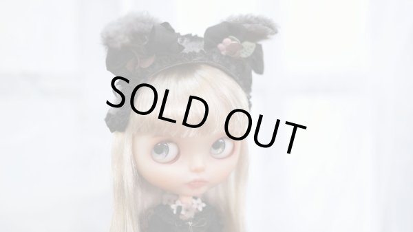 Photo6: Limited works night elf kitty flower bowknot headband (6)