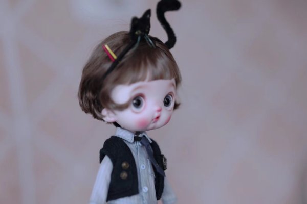 Photo3: black kitty headband (3)