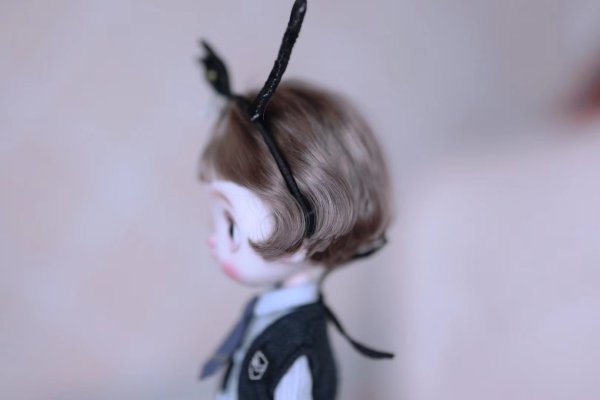 Photo4: black kitty headband (4)