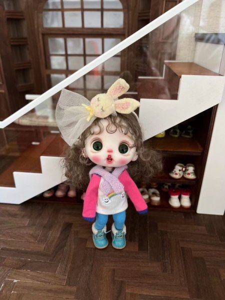 Photo8: cream bunny headband (8)