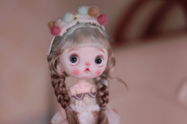 Photo2: ice cream pompom headband (2)