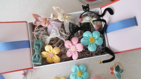 Photo11: cream bunny headband (11)