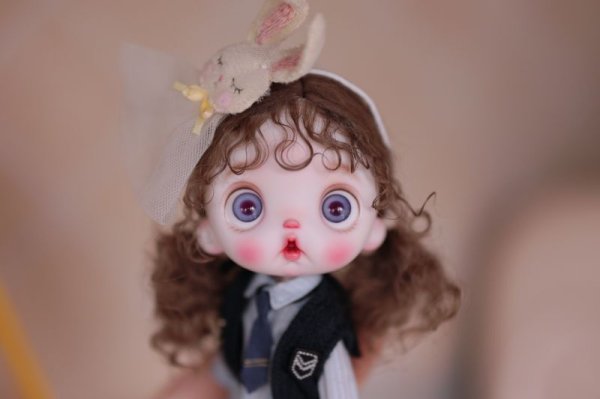 Photo2: cream bunny headband (2)