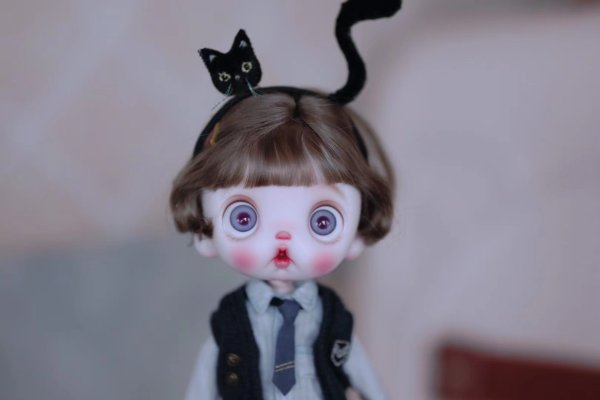 Photo2: black kitty headband (2)