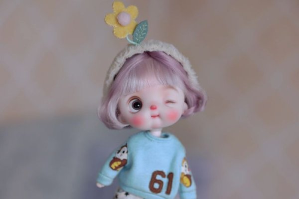 Photo12: 2 side to use yellow plush & leather flower headband (12)
