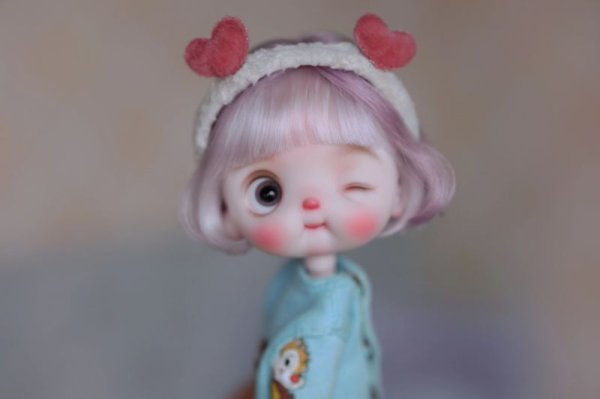 Photo10: double pink hearts headband (10)