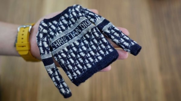 Photo2: 2 side to wear Dior sweater  (2)