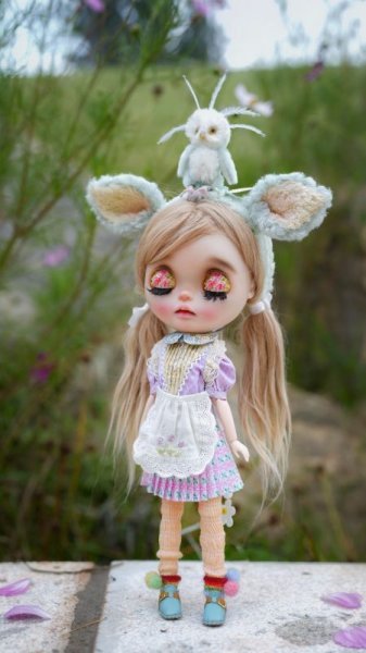 Photo3: rainbow pompom socks ( of Tulips in the Rain ) (3)