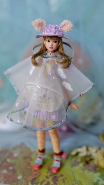 Photo11: rainbow pompom socks ( of Tulips in the Rain ) (11)